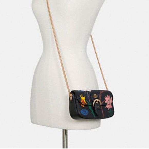 Authentic Coach X Jean Michel Basquiat kleo crossbody purse - Picture 5 of 6